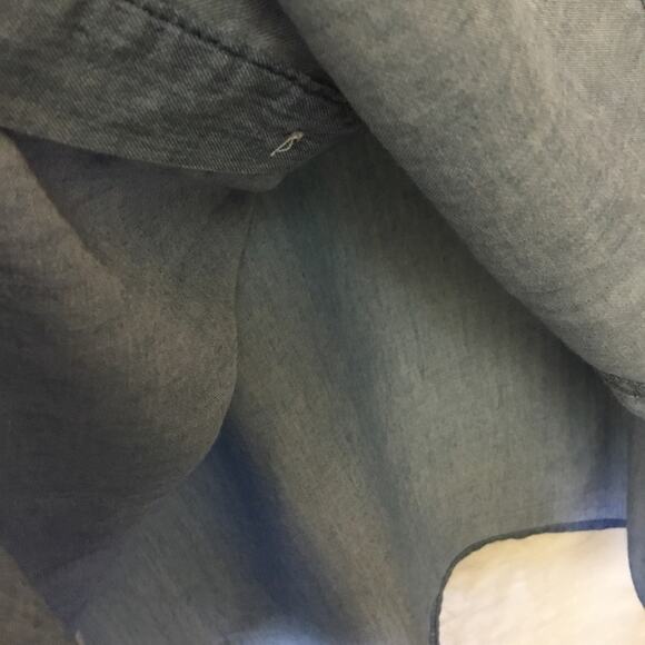 Loft Light Blue Long Sleeve Button Shirt - Picture 6 of 8